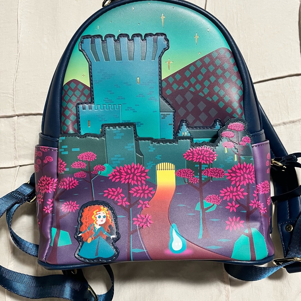 Disney Loungefly Brave Merida Mini Backpack. - Picture 2 of 7